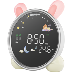 Pixbee Glow Sleep Training Light and Alarm Clock