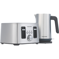 Morphy Richards Kettle And Toaster Breakfast Pack Stainless Steel