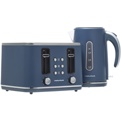 Morphy Richards Array Kettle And Toaster Breakfast Pack Pacific Spirit Blue